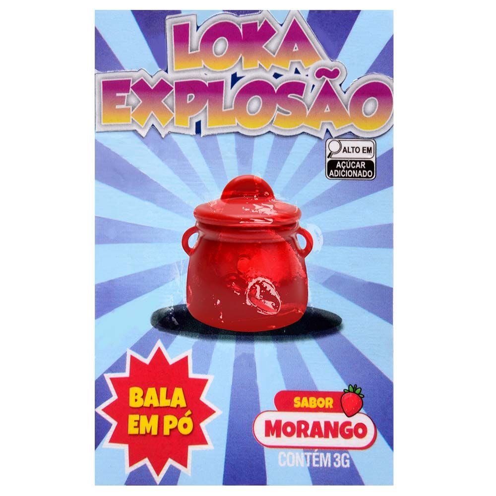 Loka Explosão Pó Energético 3g Loka Sensação