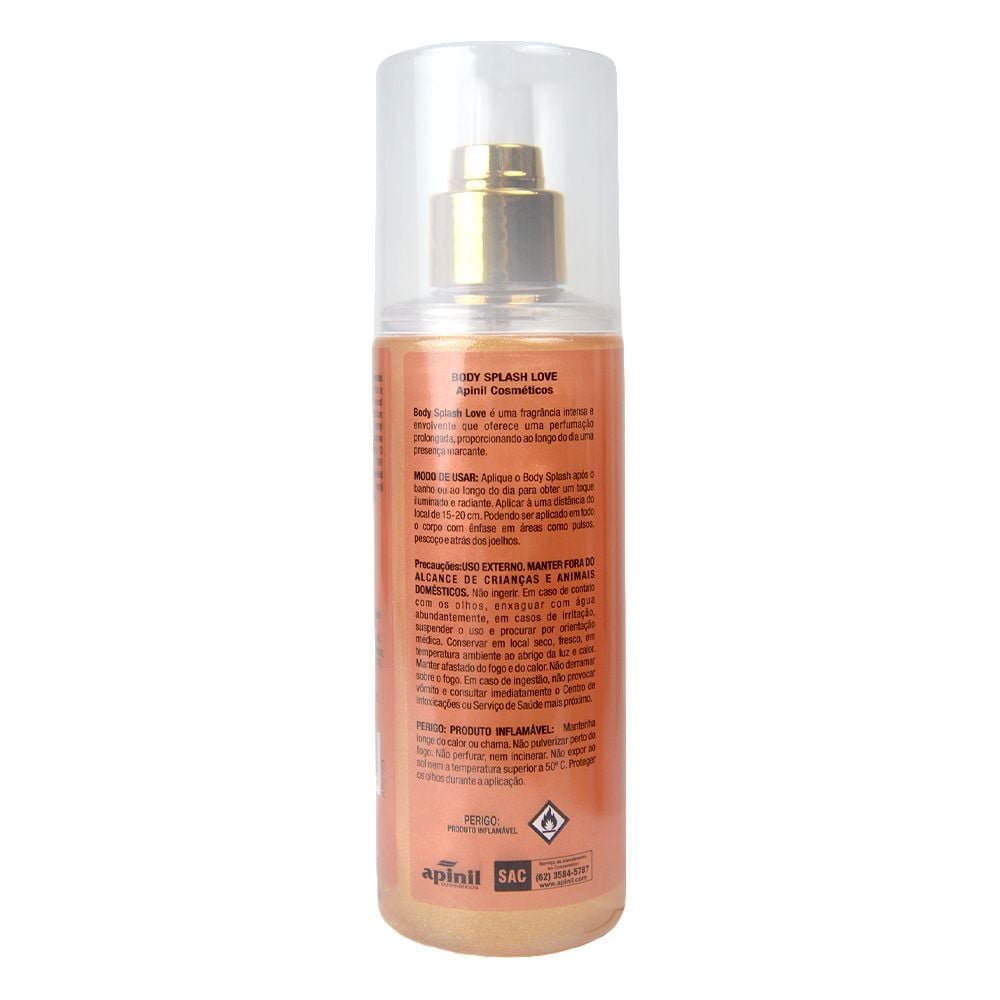 Love Body Splash Shine Toque Suave 200ml Apinil