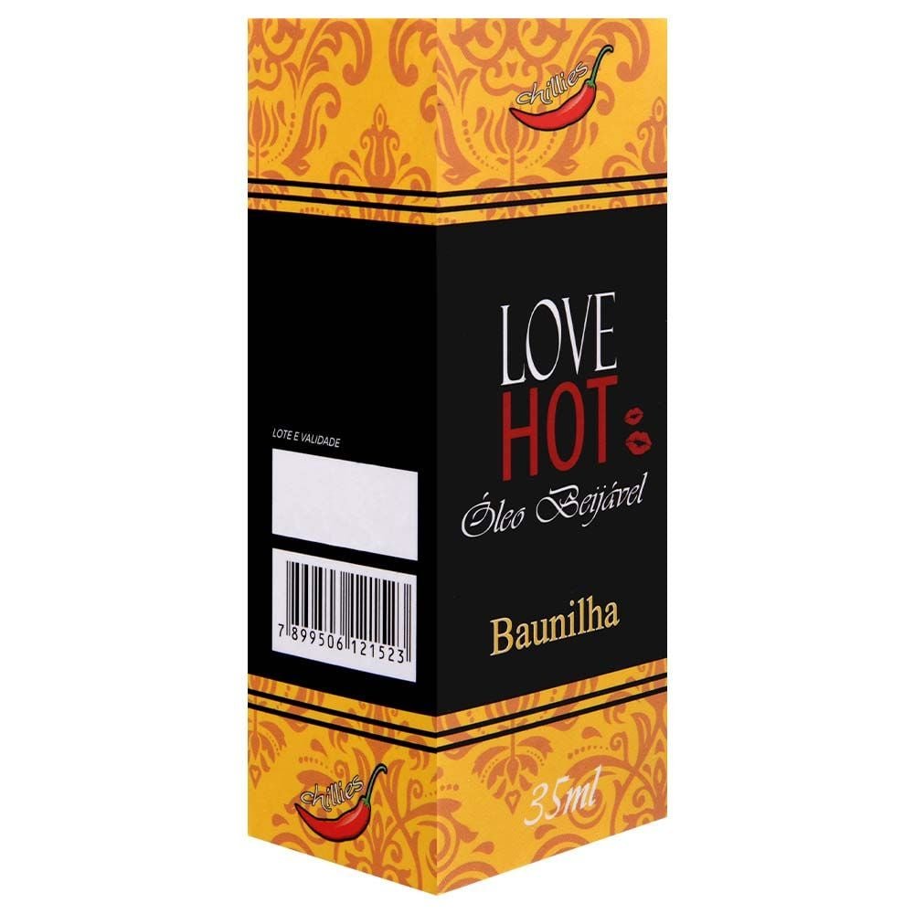 Love Hot óleo Beijável Aromático 35ml Chillies