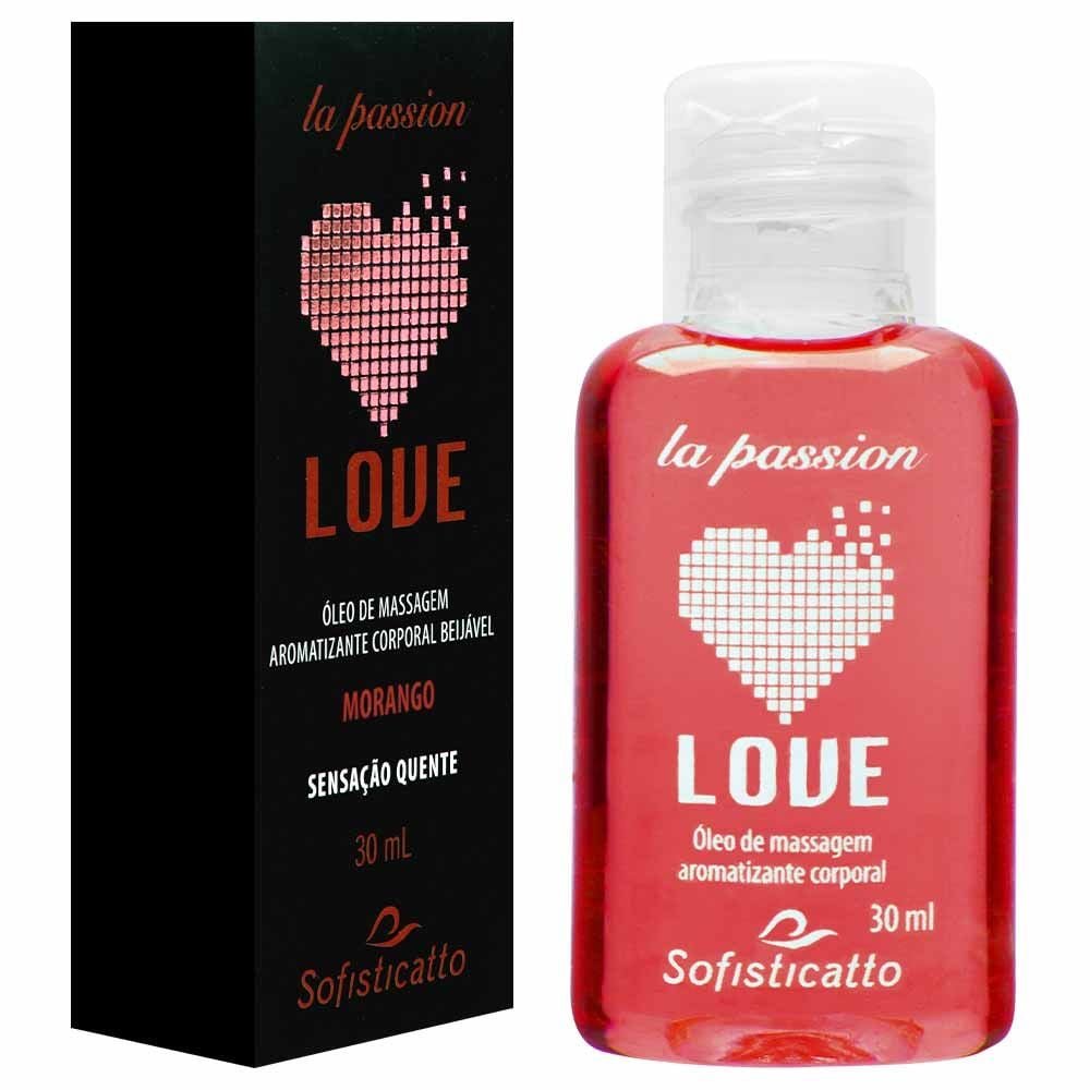 Love Hot óleo Beijável Massagem 30ml Sofisticatto