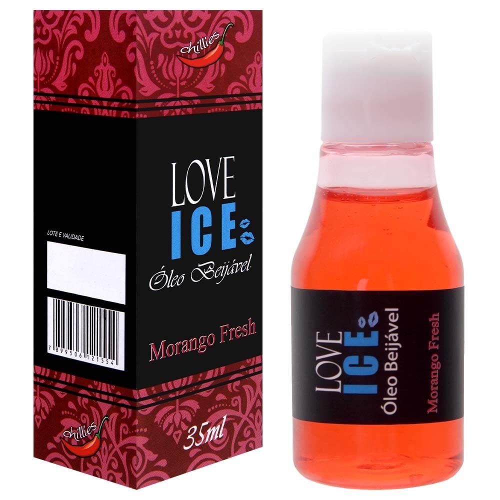 Love Ice óleo Beijável Aromático 35ml Chillies