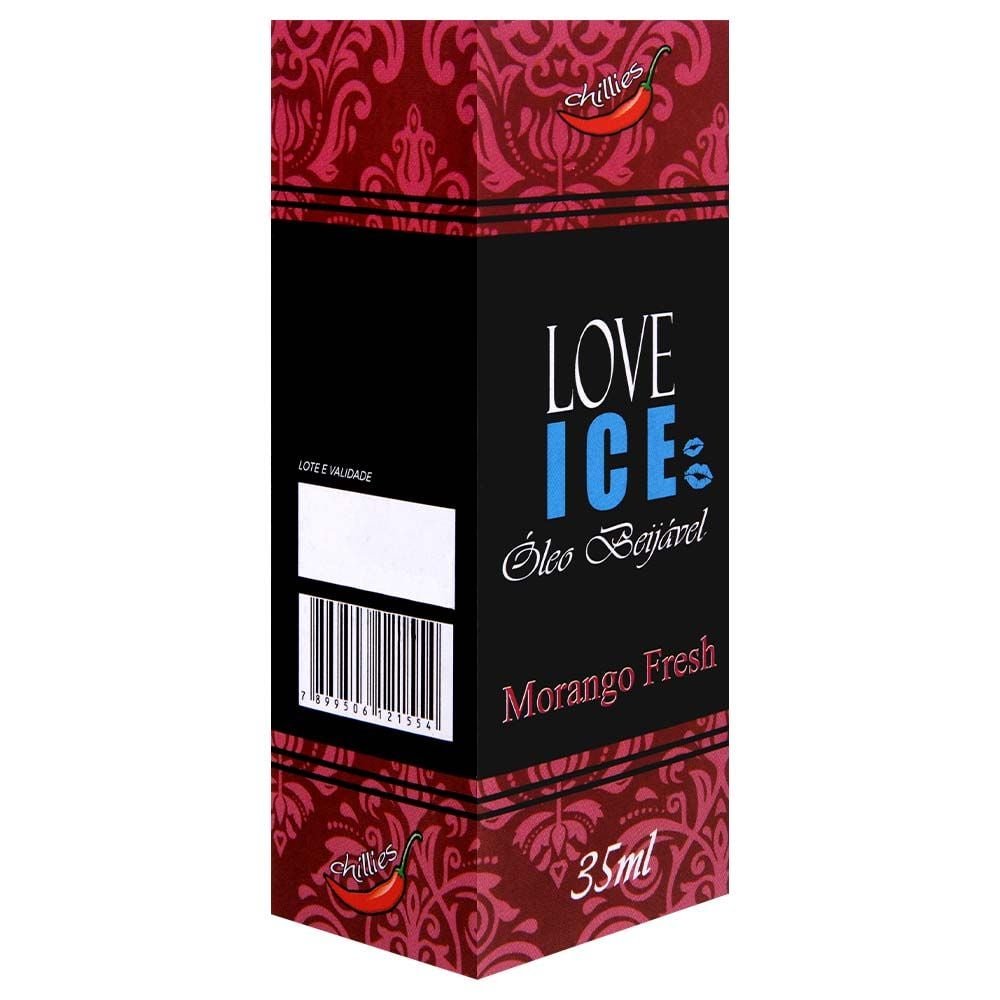 Love Ice óleo Beijável Aromático 35ml Chillies