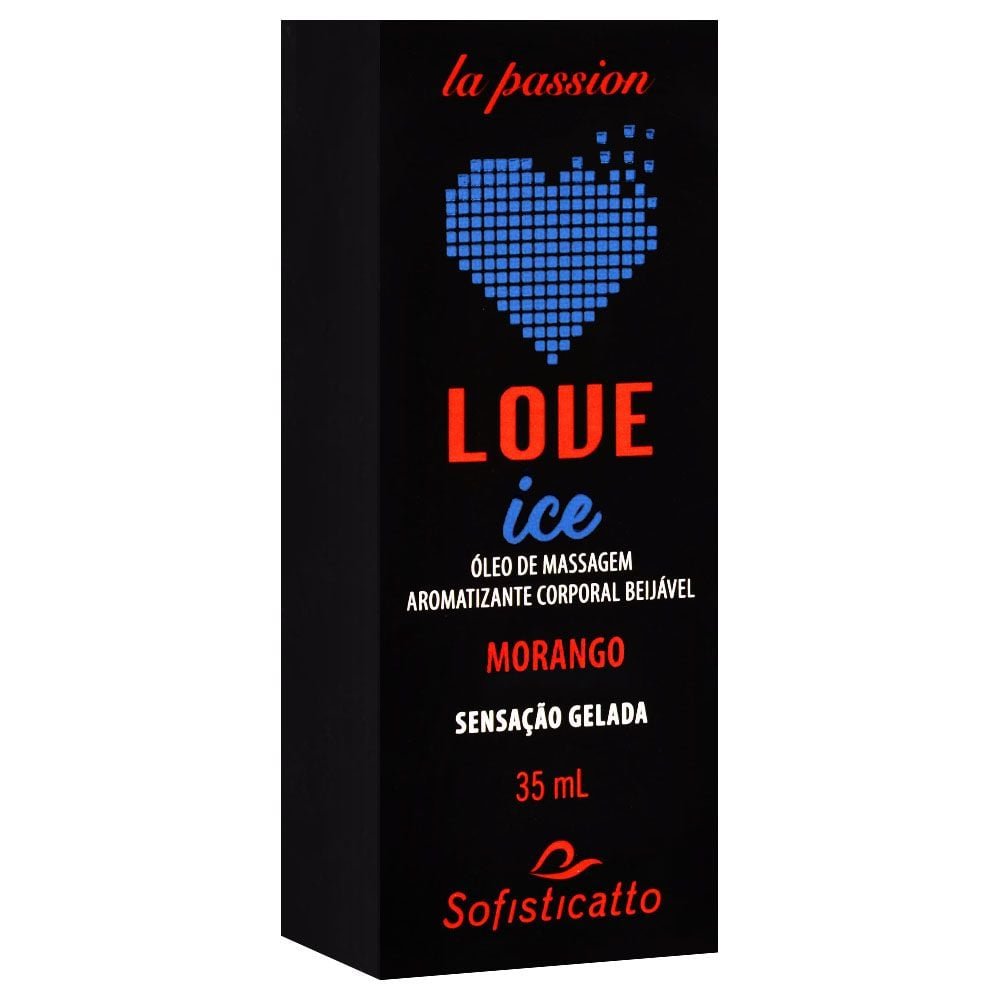 Love Ice óleo Beijável Massagem 30ml Sofisticatto