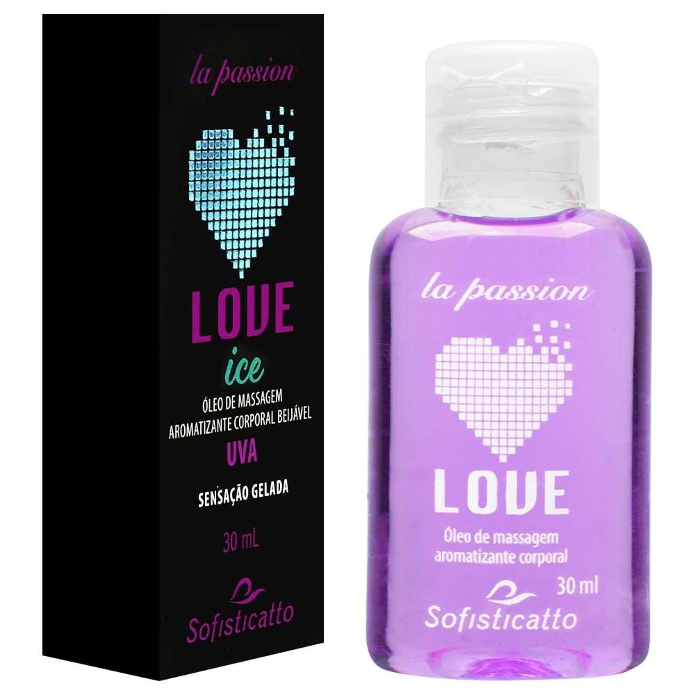 Love Ice óleo Beijável Massagem 30ml Sofisticatto