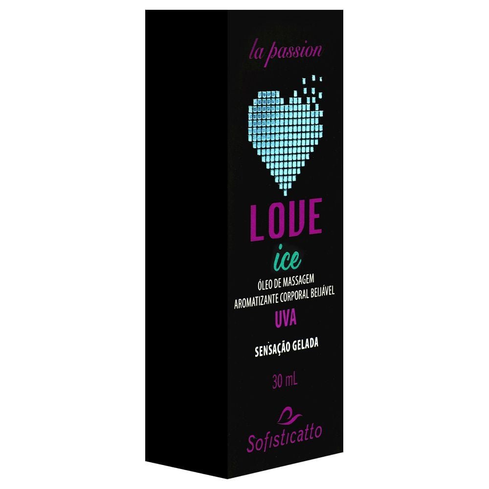Love Ice óleo Beijável Massagem 30ml Sofisticatto