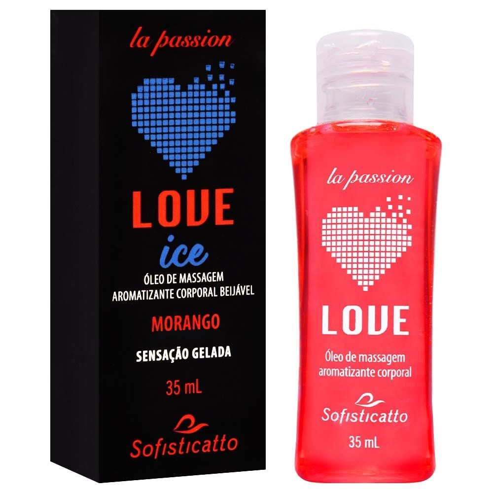 Love Ice óleo Beijável Massagem 30ml Sofisticatto