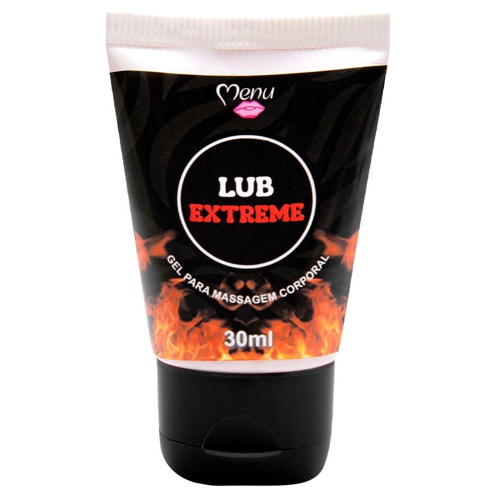 Lub Gel Extreme Lubrificante Hot 30ml Menu Dos Prazeres