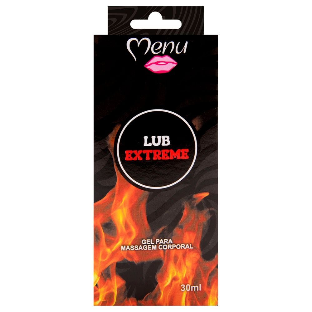 Lub Gel Extreme Lubrificante Hot 30ml Menu Dos Prazeres