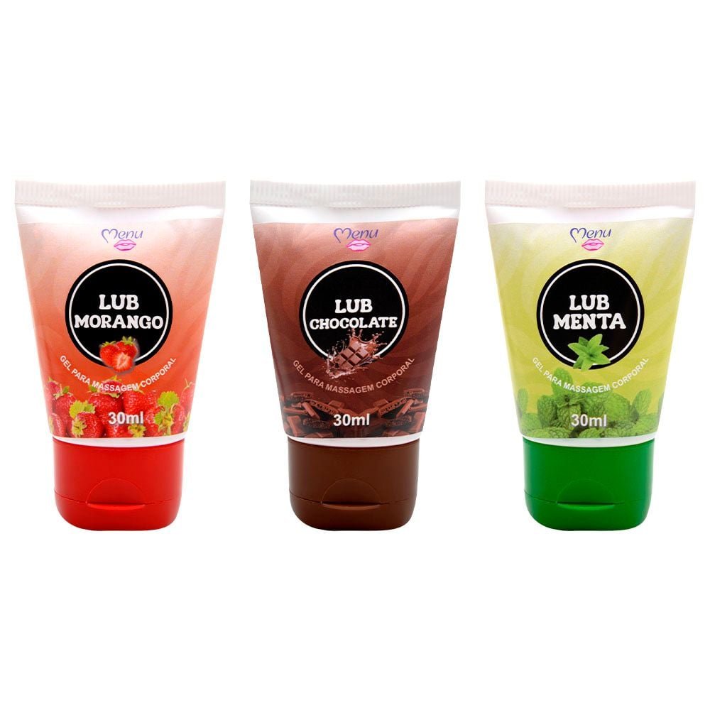 Lub Gel Lubrificante Base água 30ml Menu Dos Prazeres