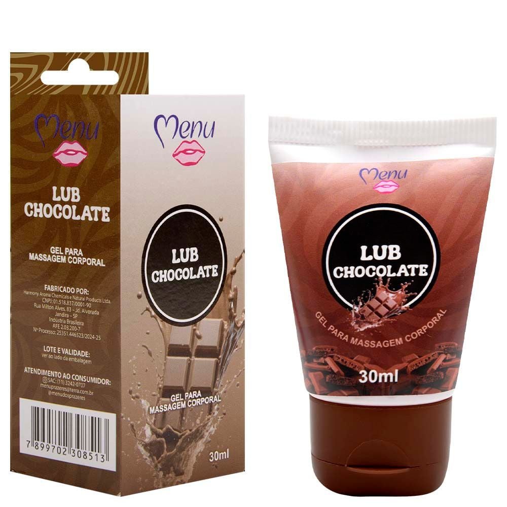 Lub Gel Lubrificante Base água 30ml Menu Dos Prazeres