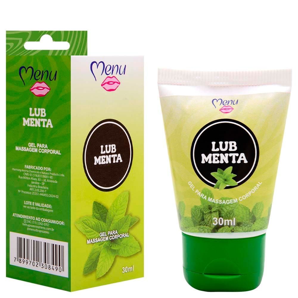 Lub Gel Lubrificante Base água 30ml Menu Dos Prazeres
