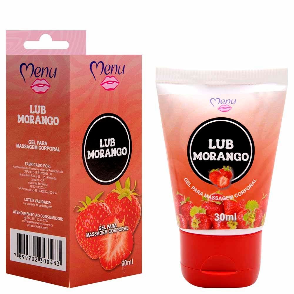 Lub Gel Lubrificante Base água 30ml Menu Dos Prazeres