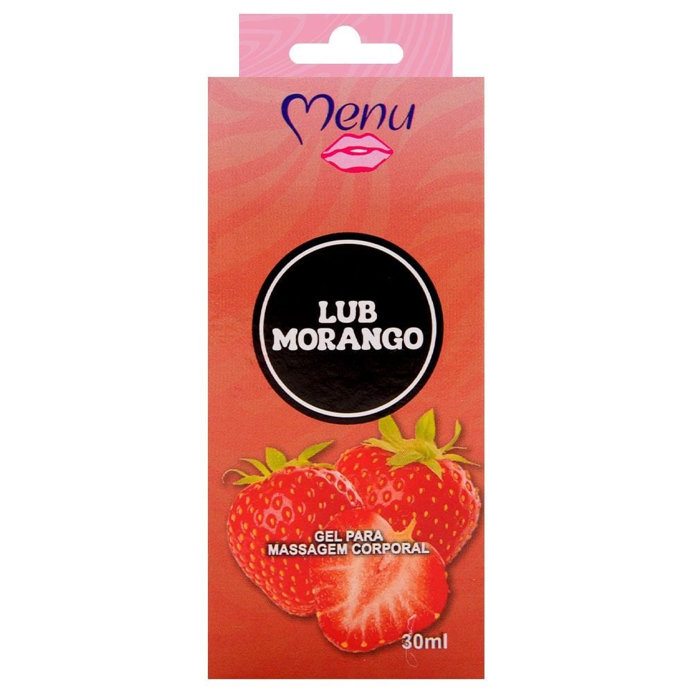 Lub Gel Lubrificante Base água 30ml Menu Dos Prazeres