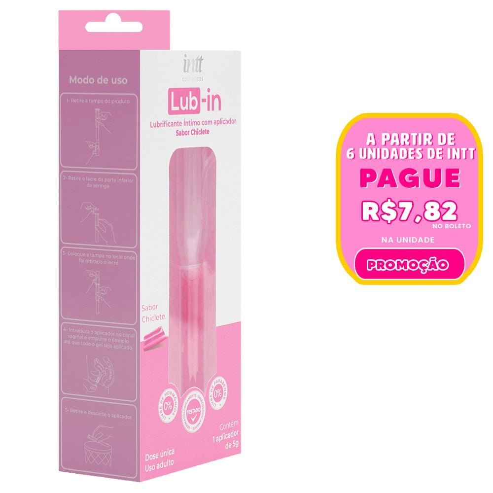 Lub-in Lubrificante Aplicador Aromático 5g Intt