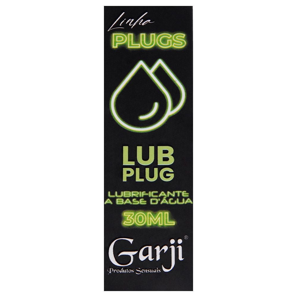 Lub Plug Lubrificante A Base Dágua 30ml Garji
