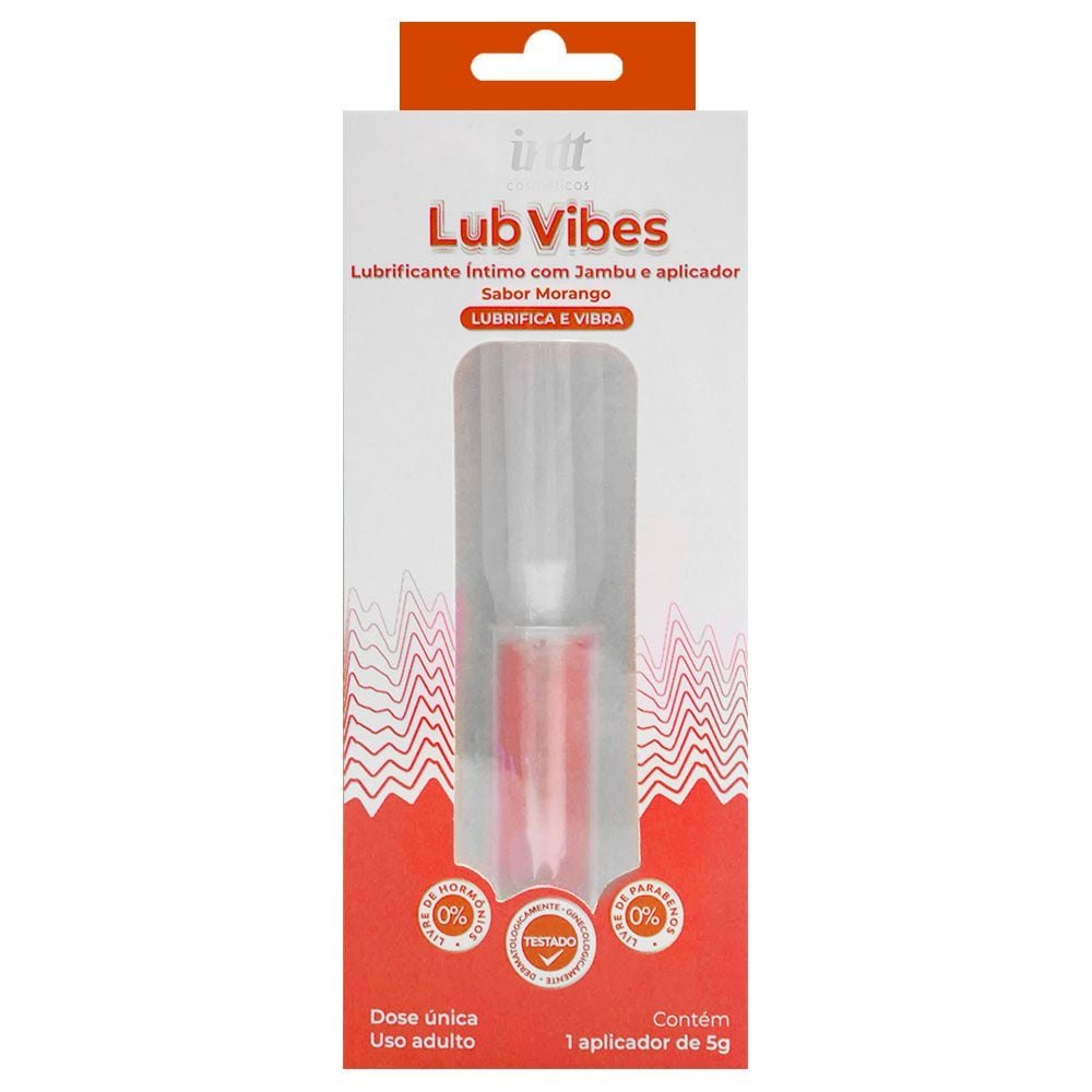 Lub Vibes Lubrificante Aplicador Vibração 5g Intt