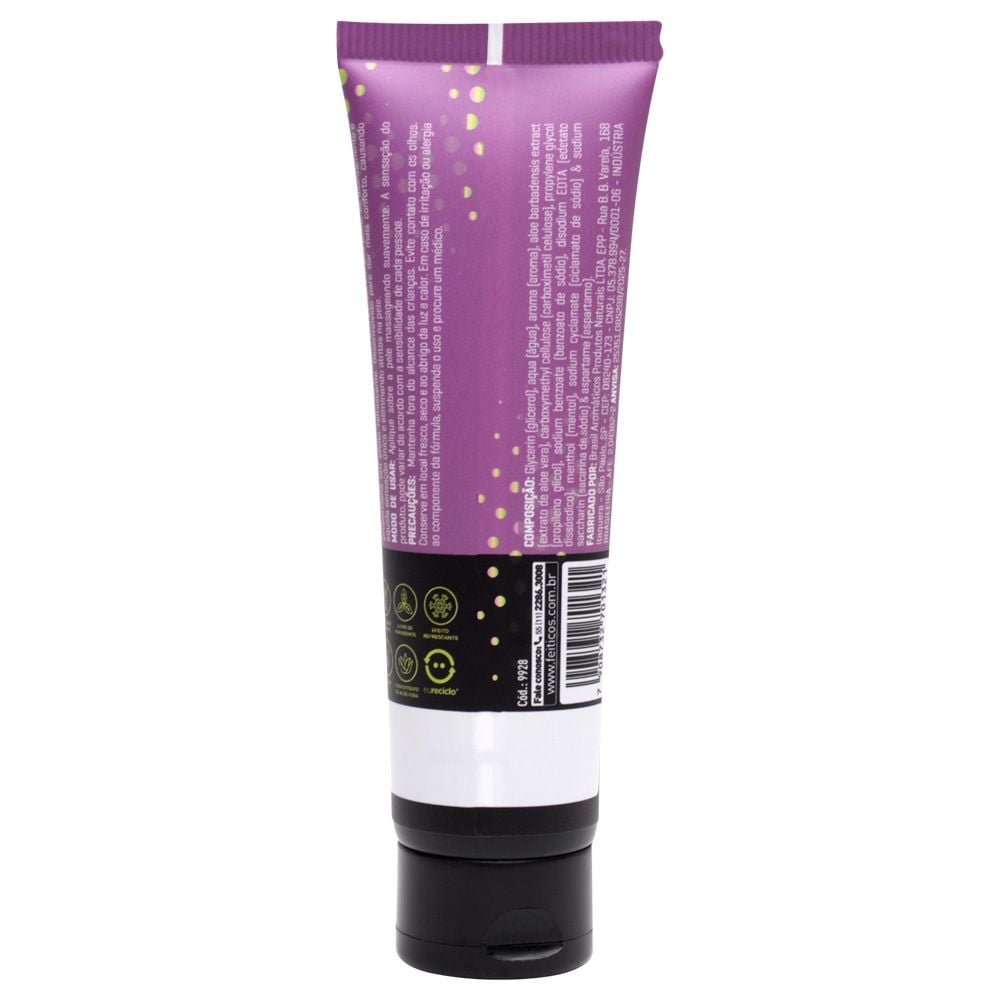 Lubpro Ice Uva Lubrificante Premium 60ml Feitiços