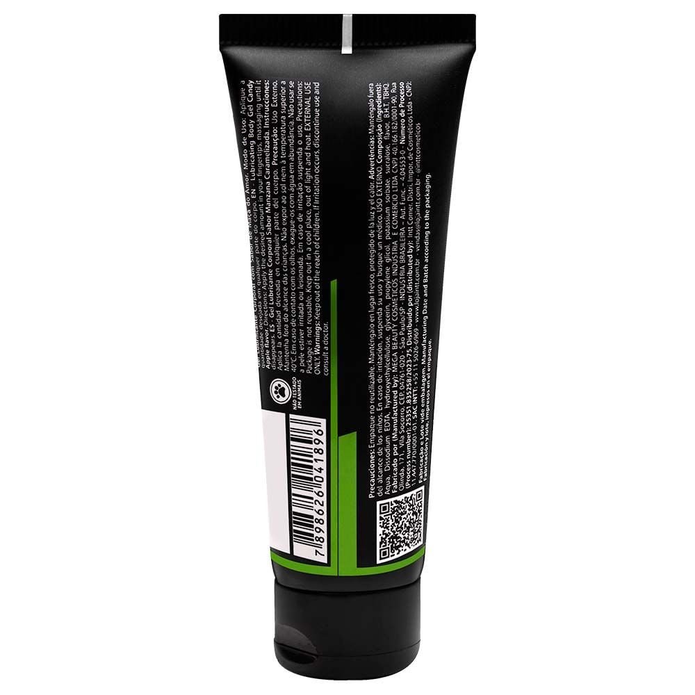 Lubrificante Aroma De Maçã Do Amor 50g Intt