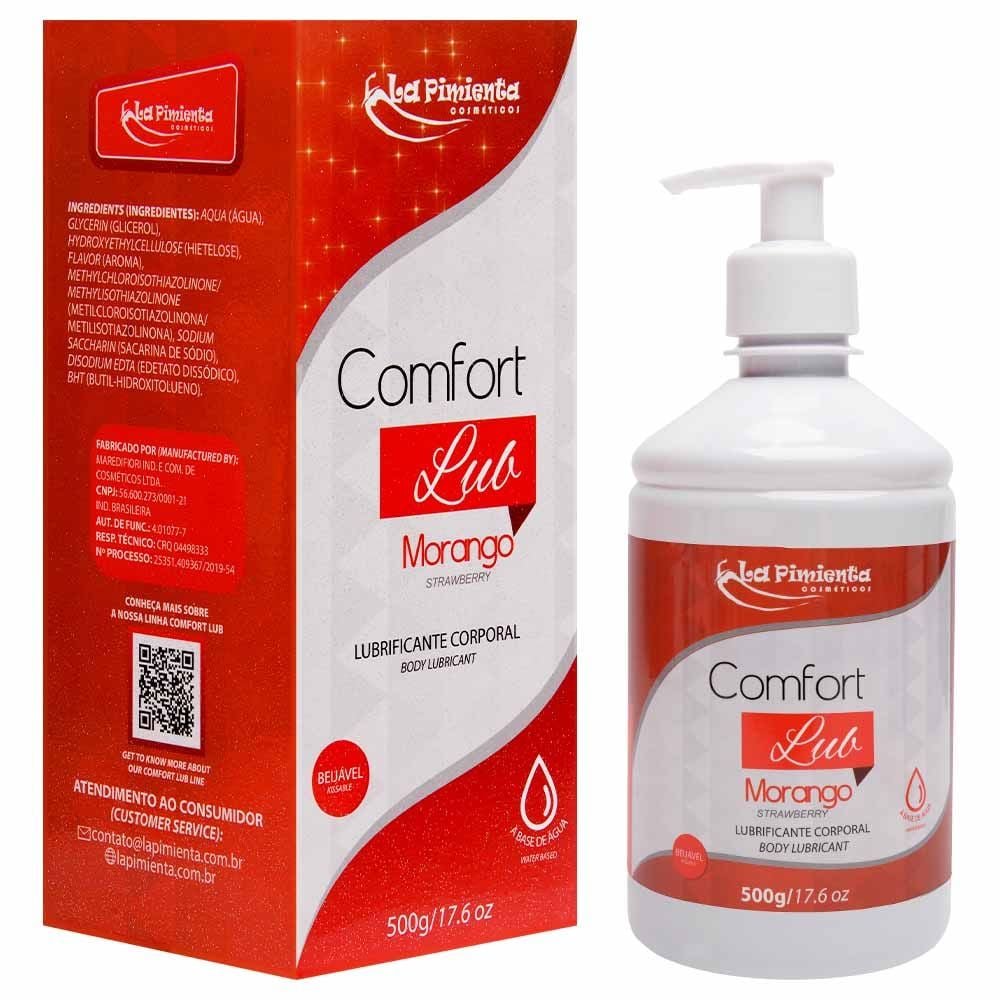 Lubrificante Comfort Lub Beijável 500g La Pimienta