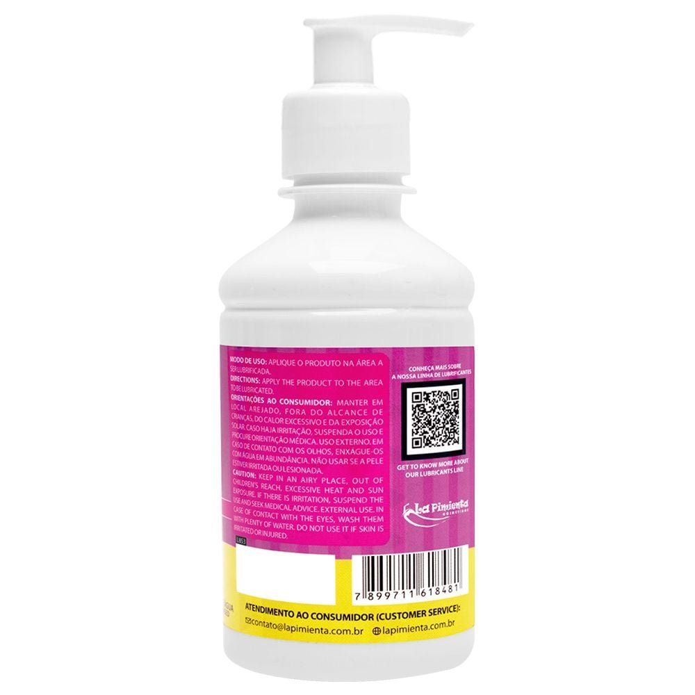 Lubrificante Comfort Lub Bubbalove 250g La Pimienta