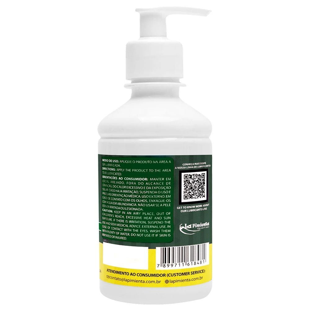 Lubrificante Comfort Lub Bubbalove 250g La Pimienta