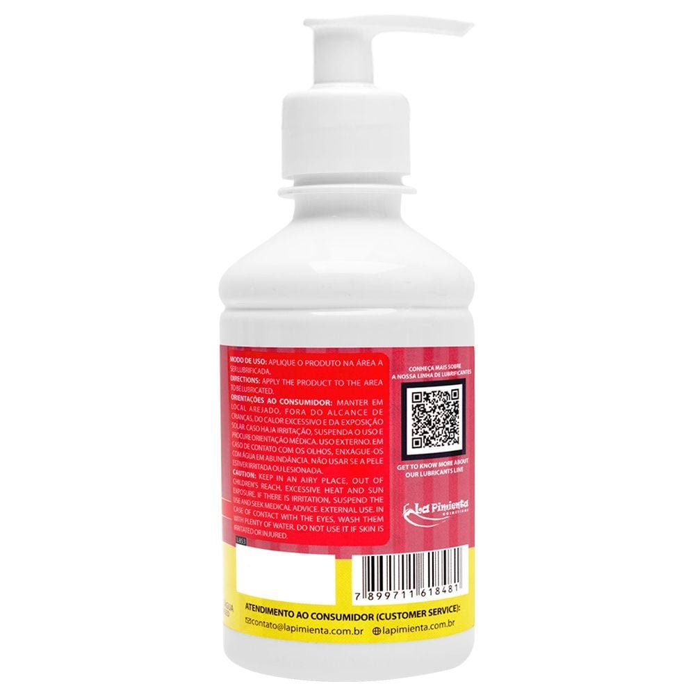 Lubrificante Comfort Lub Bubbalove 250g La Pimienta