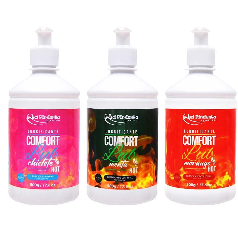 Lubrificante Comfort Lub Hot 500g La Pimienta