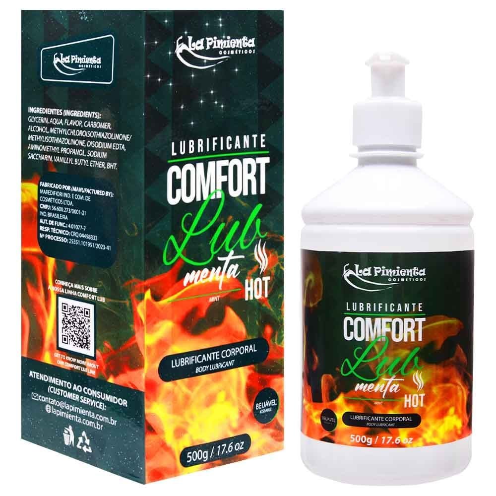 Lubrificante Comfort Lub Hot 500g La Pimienta