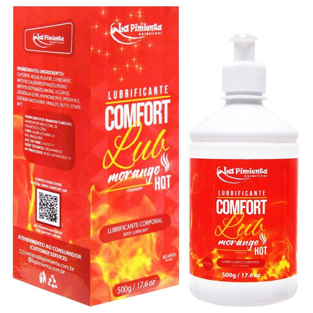 Lubrificante Comfort Lub Hot 500g La Pimienta