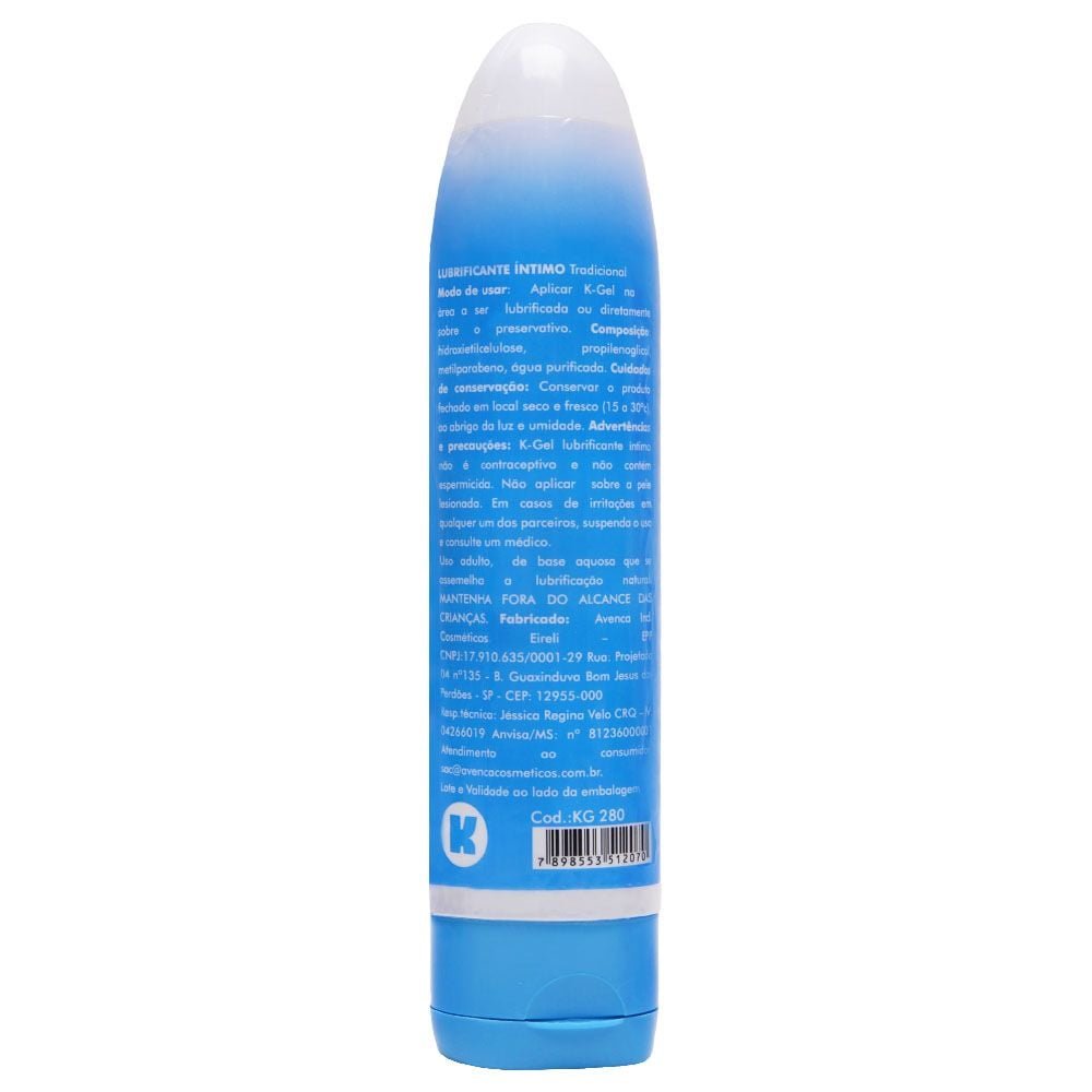 Lubrificante íntimo Toy Tradicional 80g Kgel