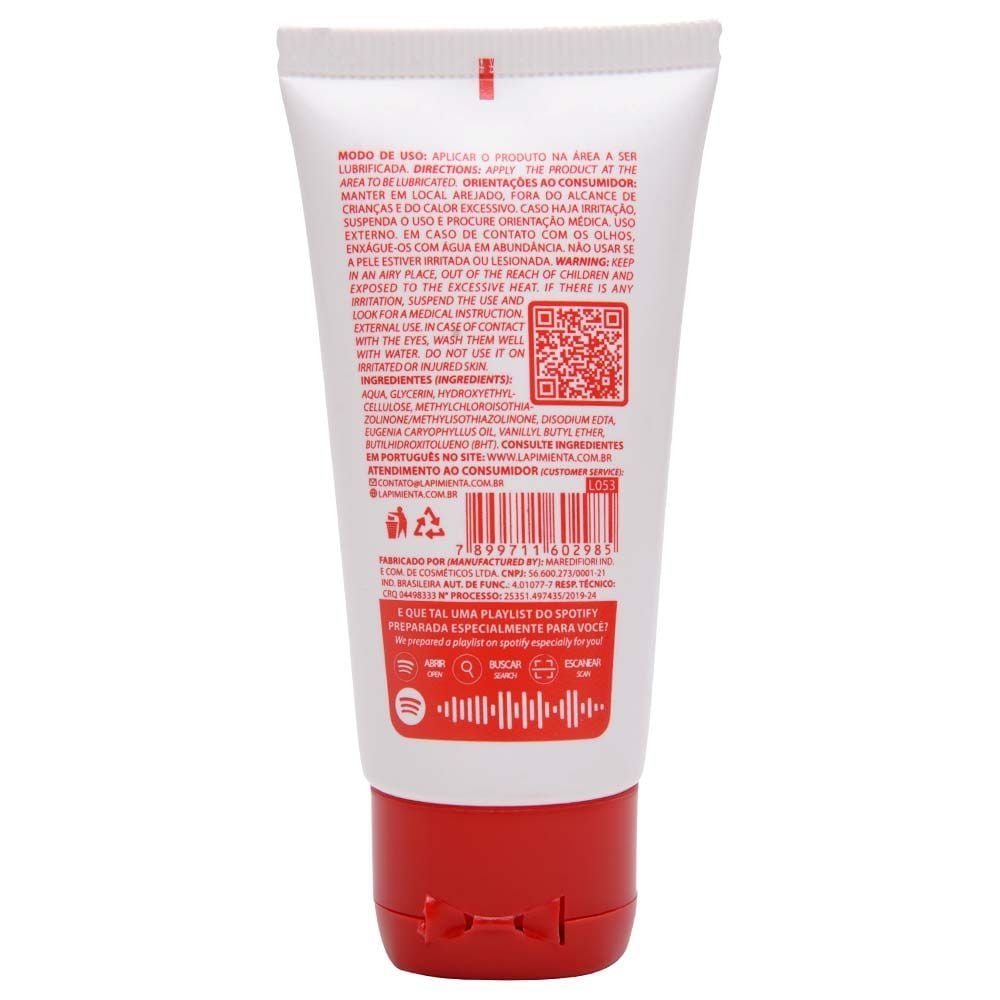 Lubrificante Love Lub Hot 60g La Pimienta