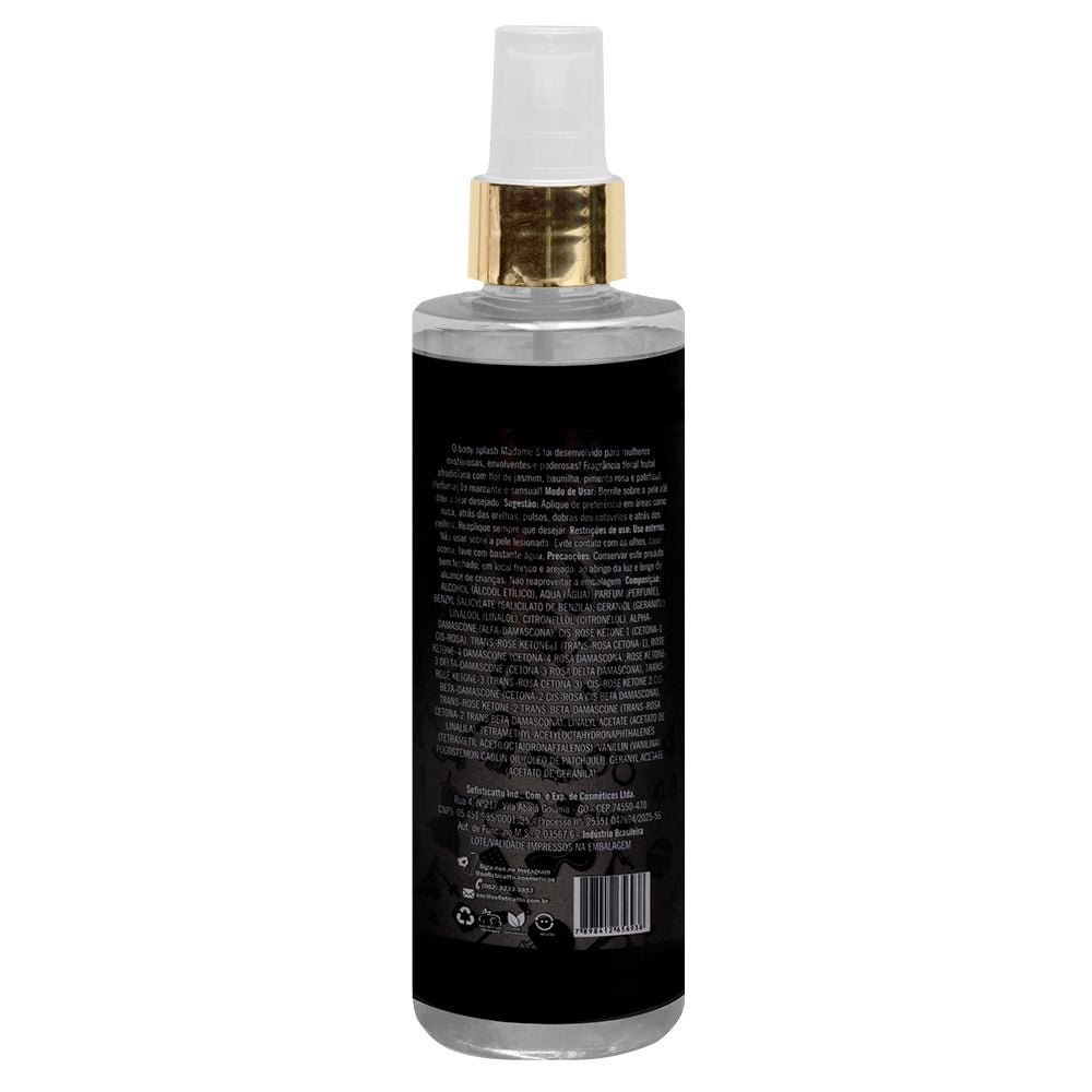 Madame S Body Splash Corporal 200ml Sofisticatto