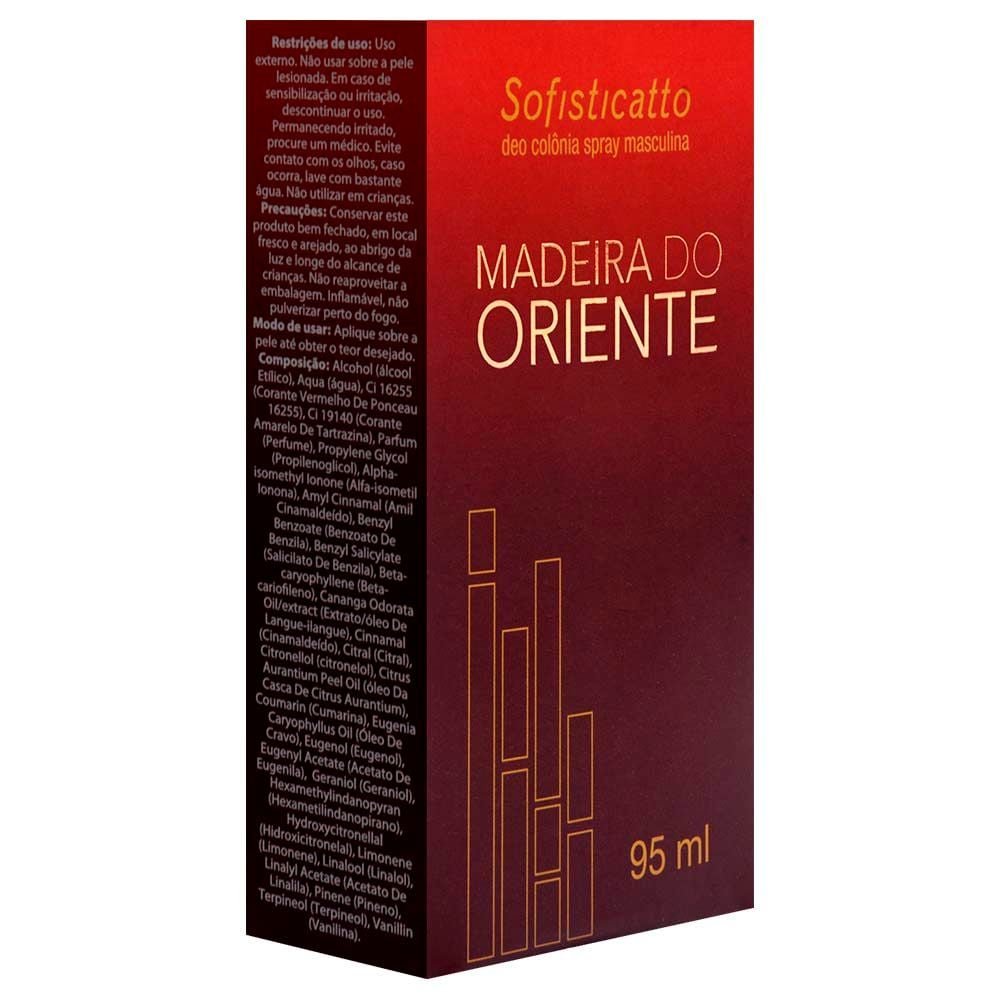Madeira Do Oriente Deo Colônia 95ml Sofisticatto