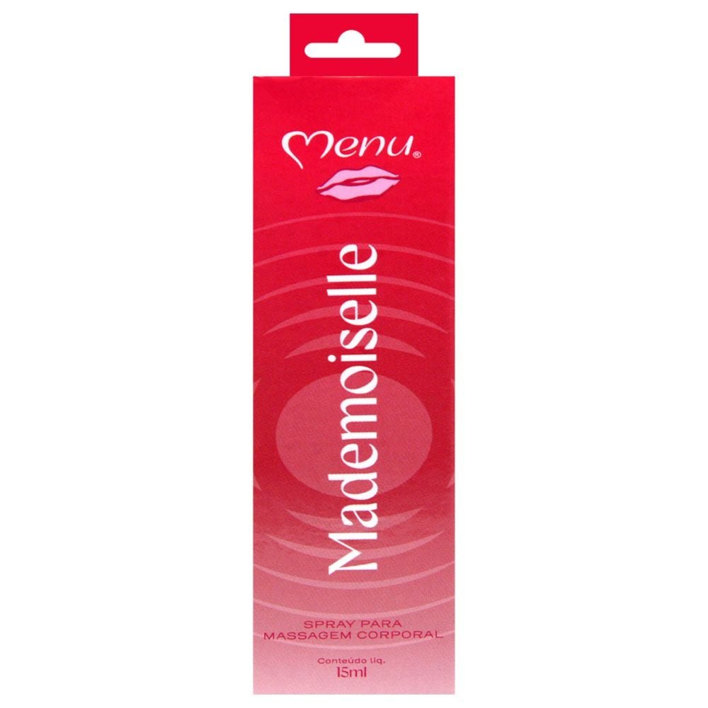 Mademoiselle Spray Vibrador 15ml Menu Dos Prazeres