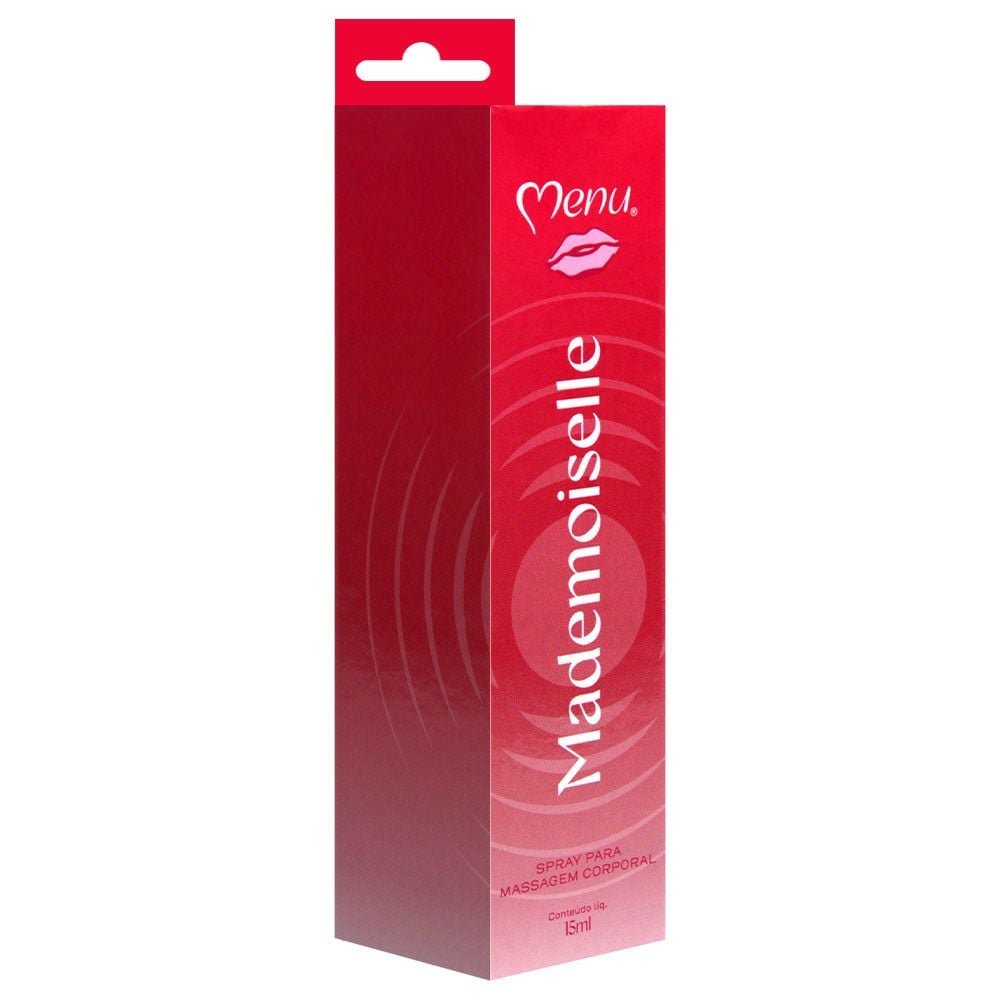 Mademoiselle Spray Vibrador 15ml Menu Dos Prazeres