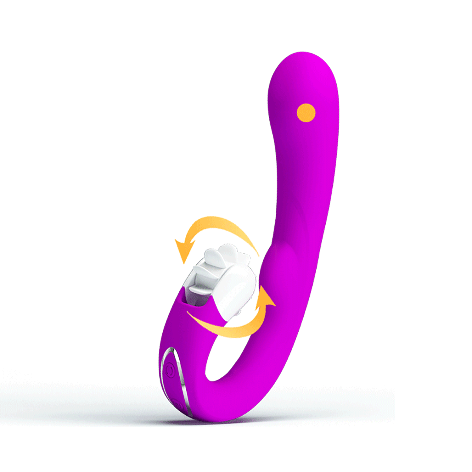 Mágic Tongue Vibrador Ponto G e Estimulador de Clitóris - Pretty love