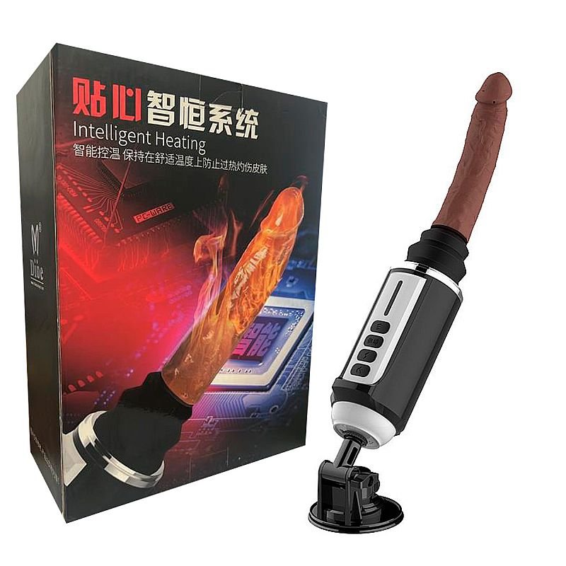Máquina do sexo com prótese em Cyberskin - Wolv - Dibe