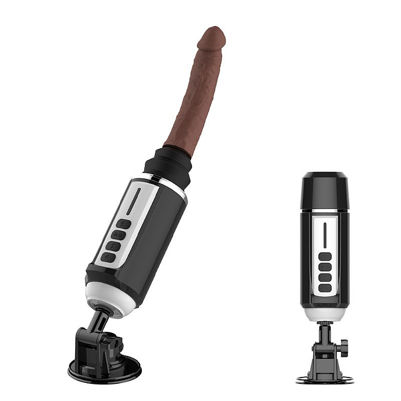 Máquina do sexo com prótese em Cyberskin - Wolv - Dibe