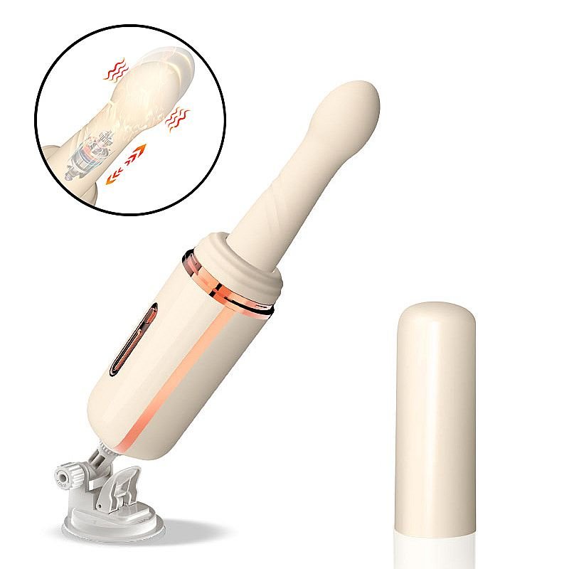 Máquina do Sexo com Vai e vem - Formato de Dildo - Gun