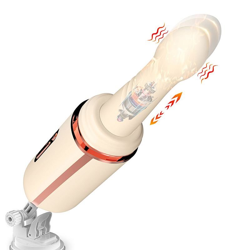 Máquina do Sexo com Vai e vem - Formato de Dildo - Gun