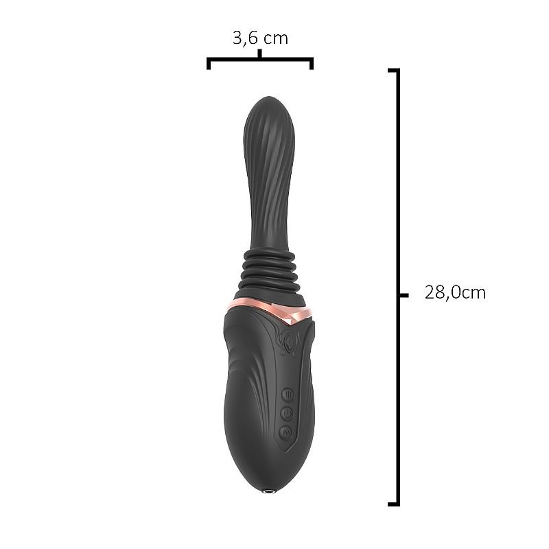 Máquina do Sexo com Vai e Vem - Preto