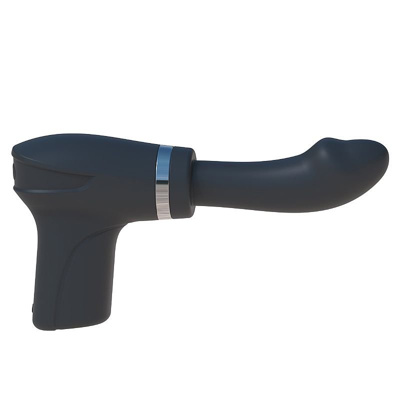 Máquina do Sexo Formato de Pistola Masturbadora / Vai e Vem - Preto