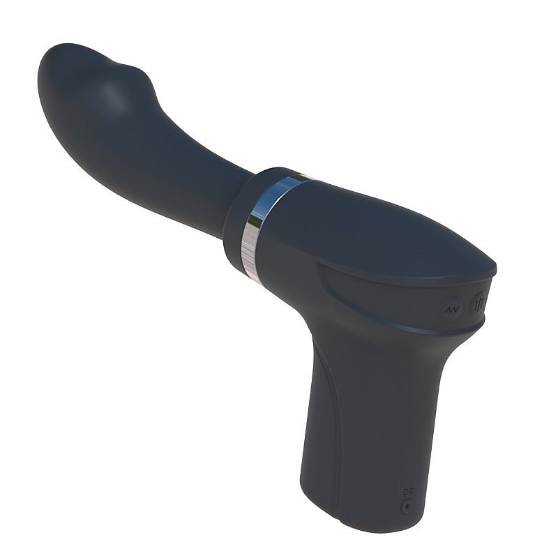 Máquina do Sexo Formato de Pistola Masturbadora / Vai e Vem - Preto