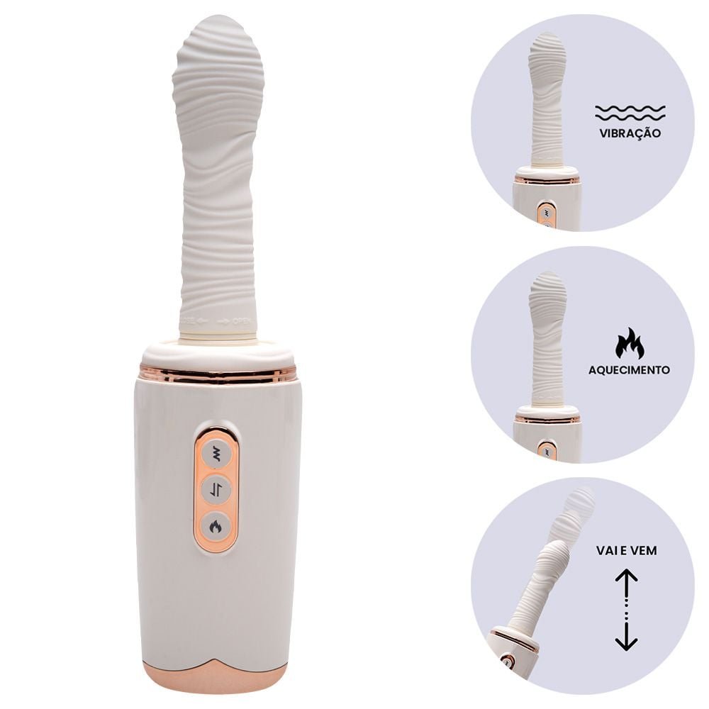 Máquina Do Sexo Vai E Vem Dildo Gun 2 Sexy Import