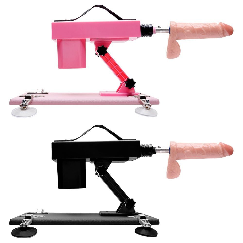 Máquina Sexo 2 Dildos Powerful Driving Sexy Import