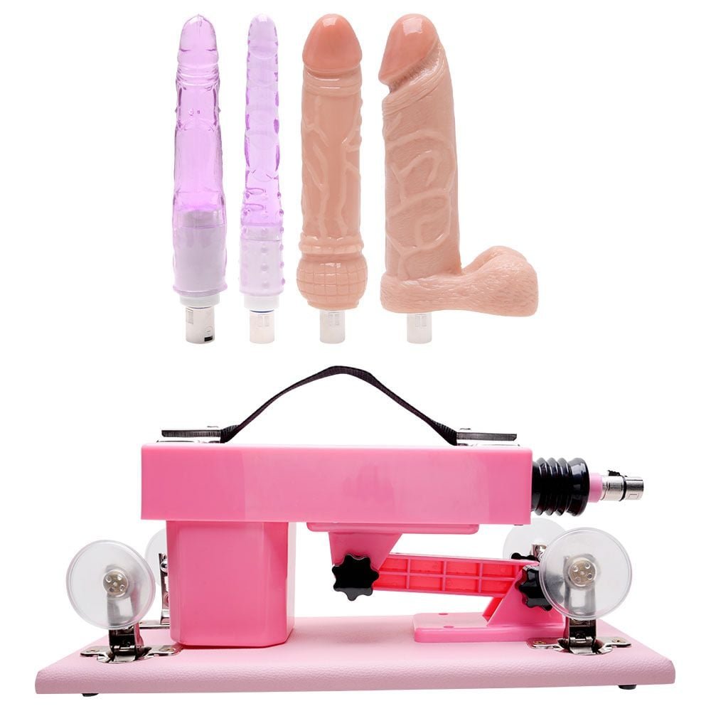 Máquina Sexo 2 Dildos Powerful Driving Sexy Import