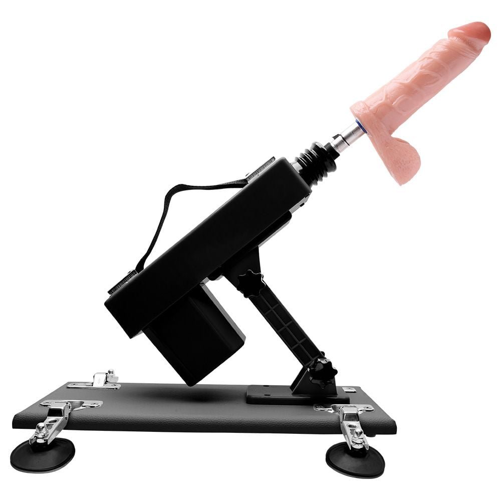 Máquina Sexo 2 Dildos Powerful Driving Sexy Import