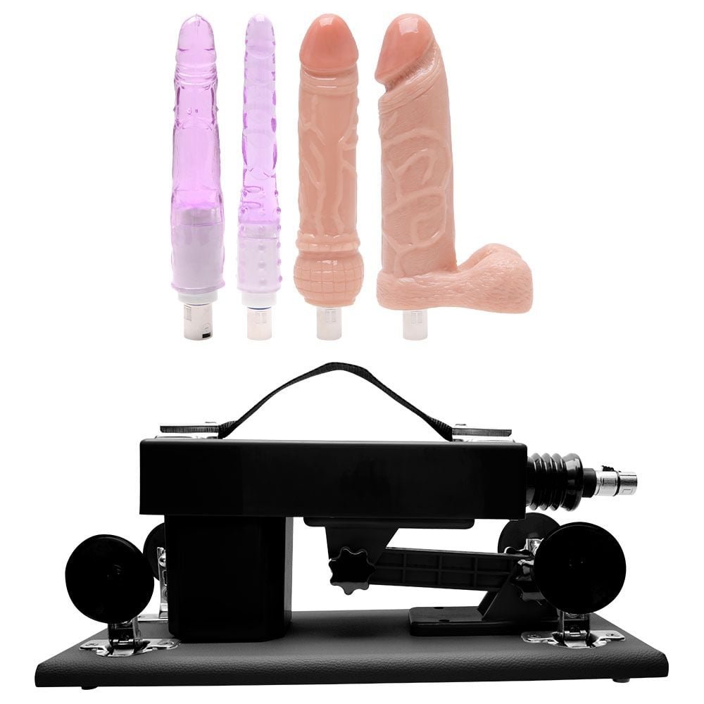 Máquina Sexo 2 Dildos Powerful Driving Sexy Import