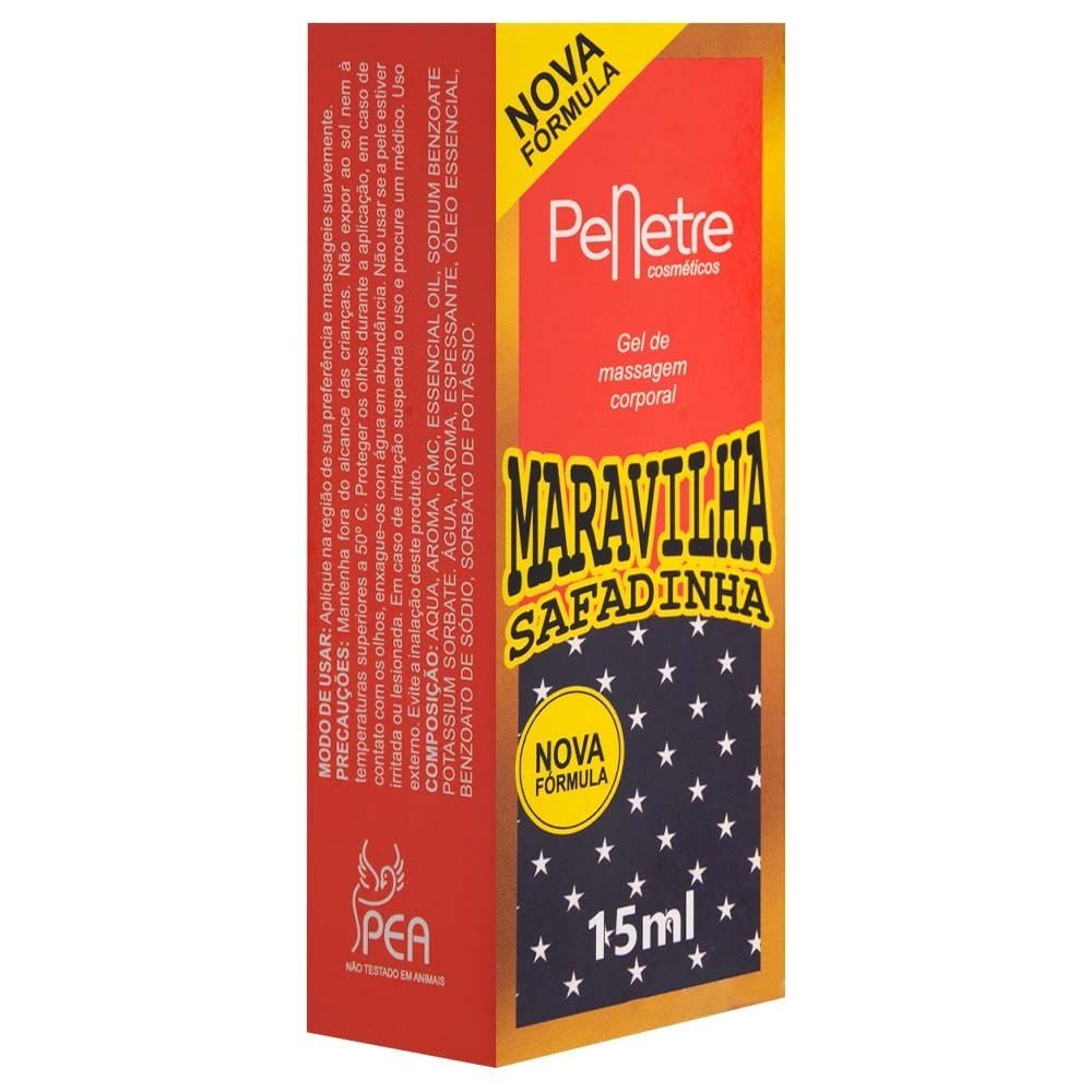 Maravilha Safadinha Gel Esquenta Esfria 15ml Penetre