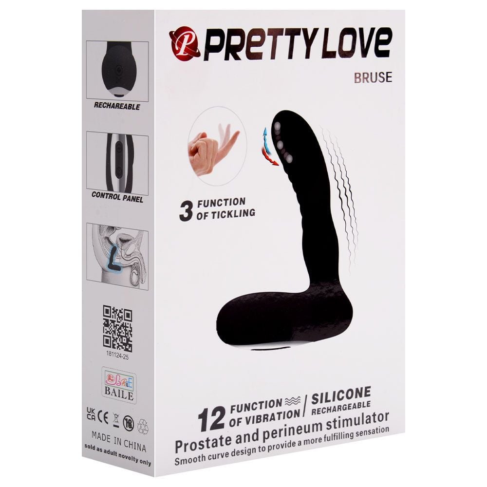 Massageador De Próstata 12 Vibrações Pretty Love Bruse Vipmix
